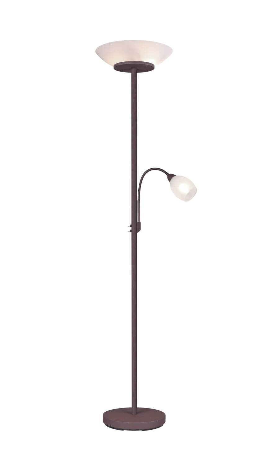 Lampadaire Gerry 2 lumières rouille