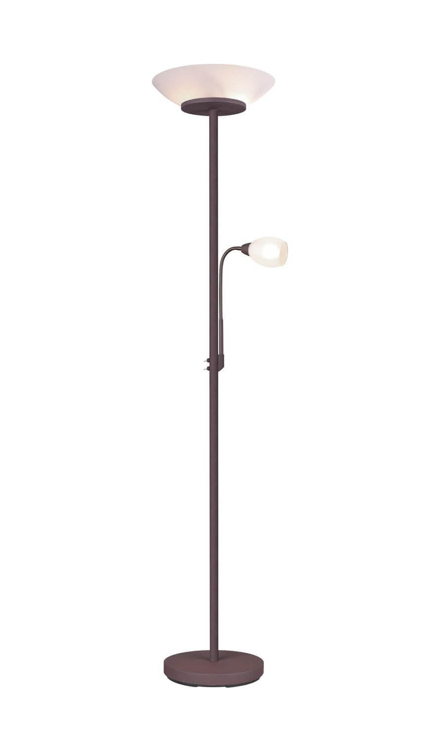 Lampadaire Gerry 2 lumières rouille
