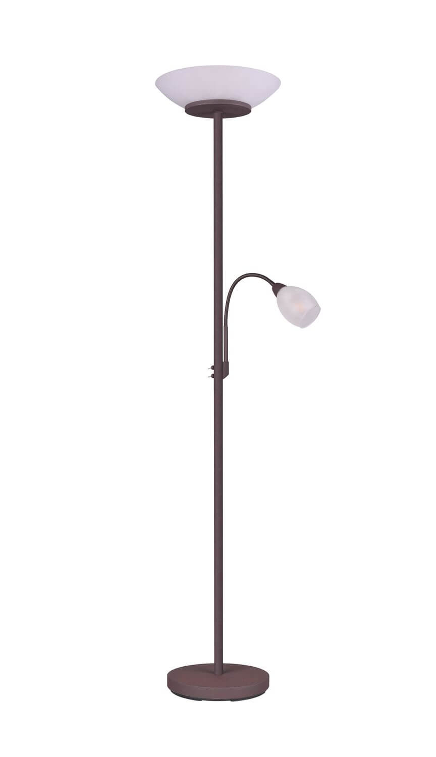 Lampadaire Gerry 2 lumières rouille