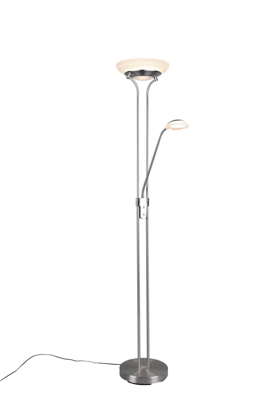 Lampadaire Orson nickel satiné