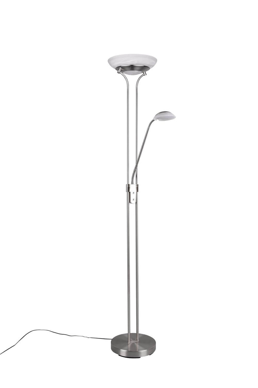 Lampadaire Orson nickel satiné