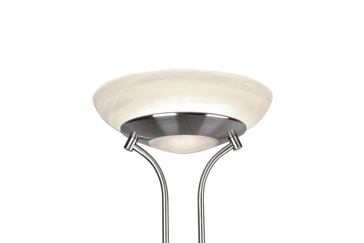 Lampadaire Orson nickel satiné