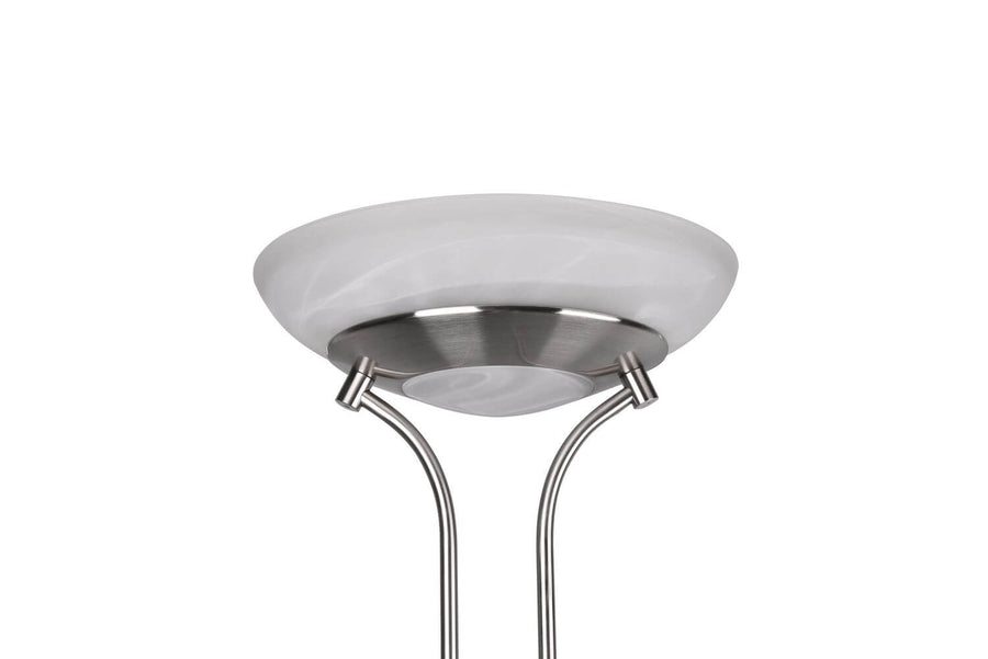 Lampadaire Orson nickel satiné