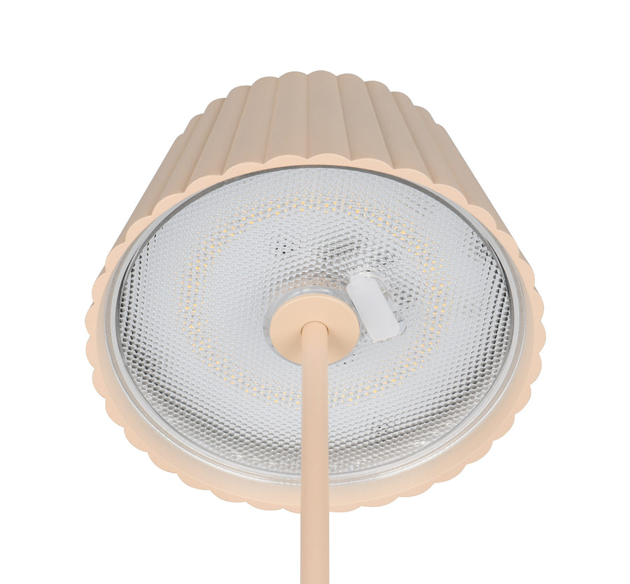 Lampadaire extérieur Suarez beige