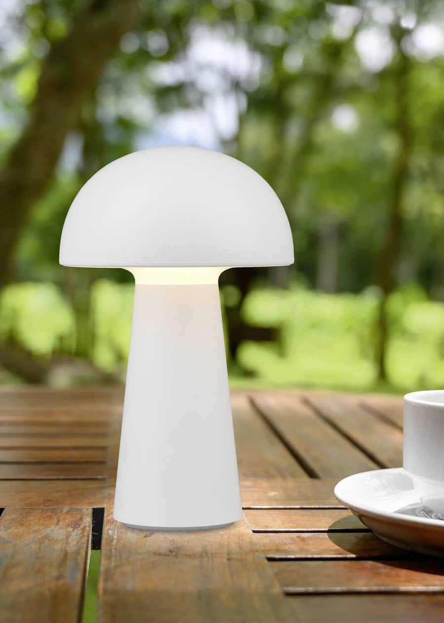 Lampe extérieure Lennon blanche