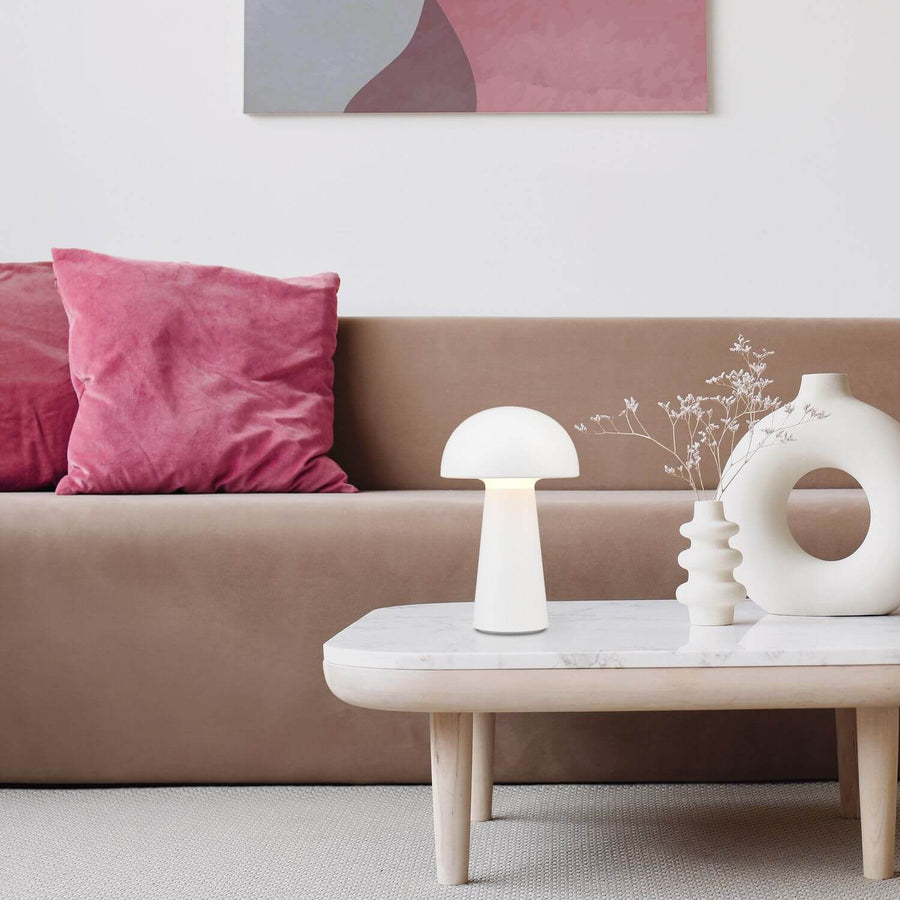 Lampe extérieure Lennon blanche