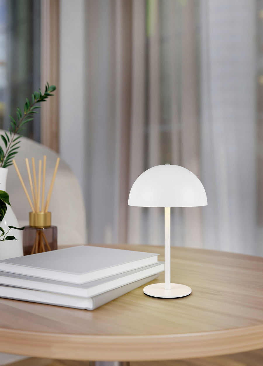 Lampe à poser Munoz blanche mat