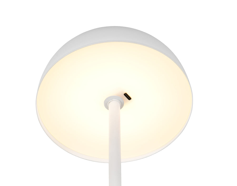 Lampe à poser Munoz blanche mat