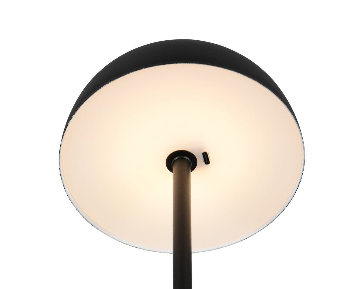 Lampe à poser Munoz noire mat