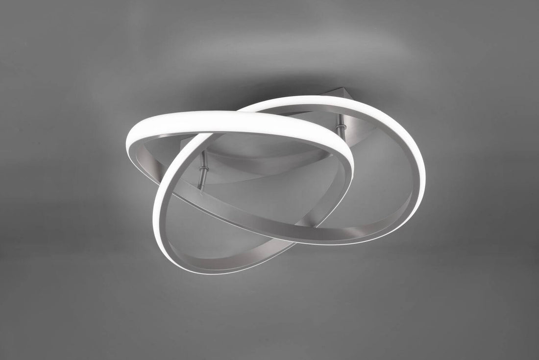 Plafonnier Course nickel satiné (R62051407)