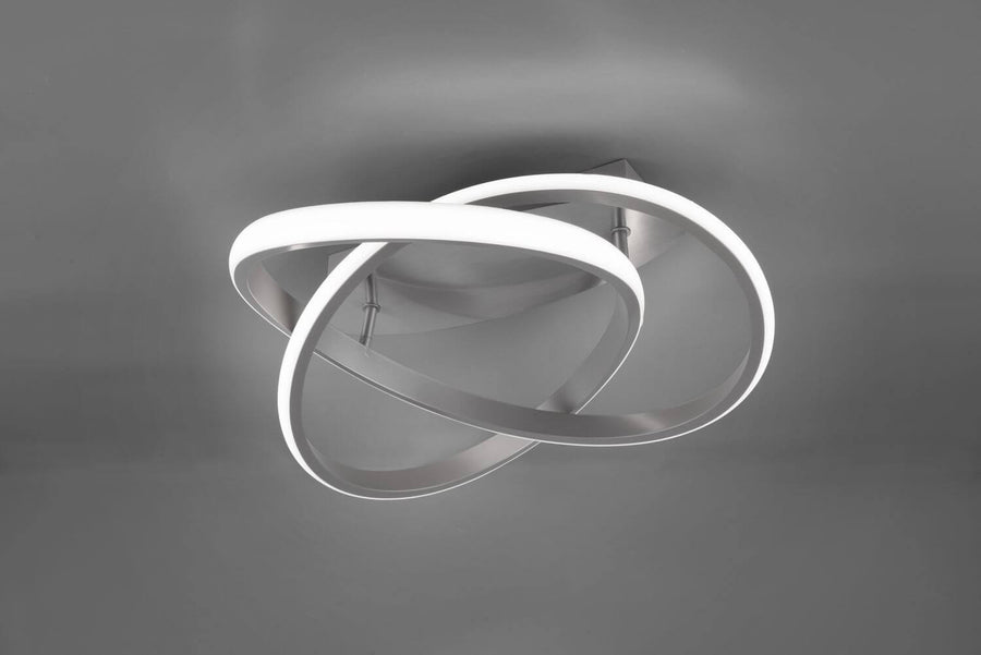 Plafonnier Course nickel satiné (R62051407)