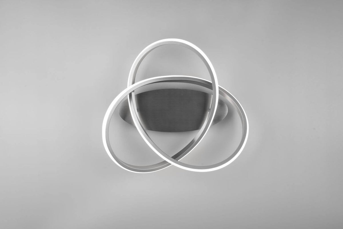 Plafonnier Course nickel satiné (R62051407)