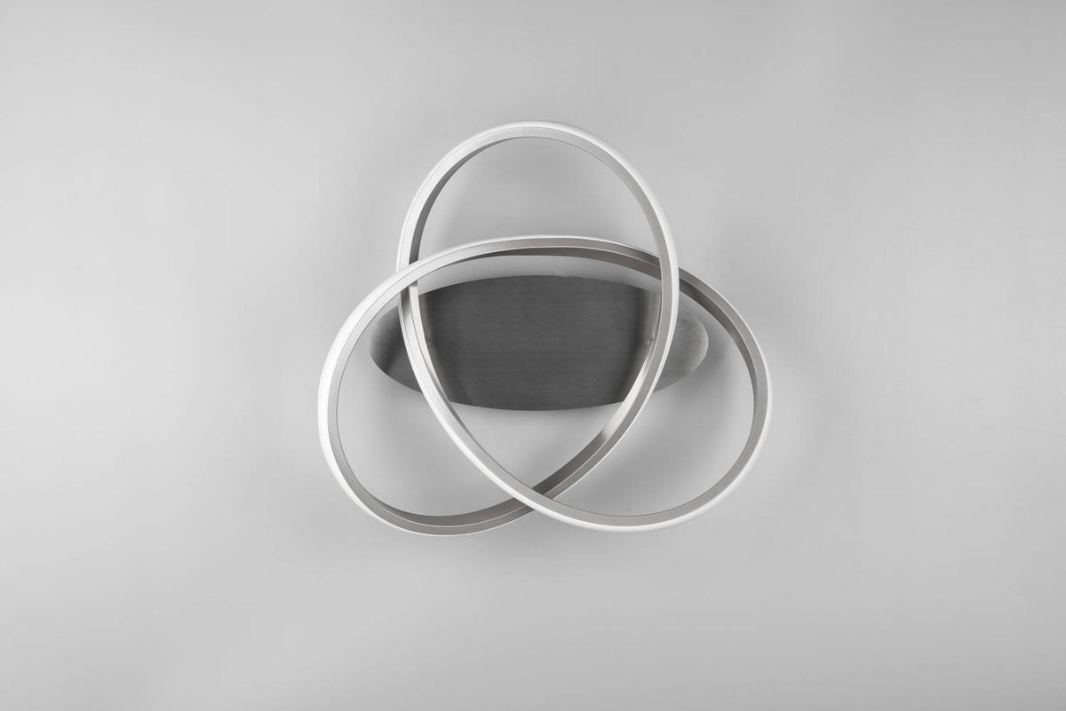 Plafonnier Course nickel satiné (R62051407)
