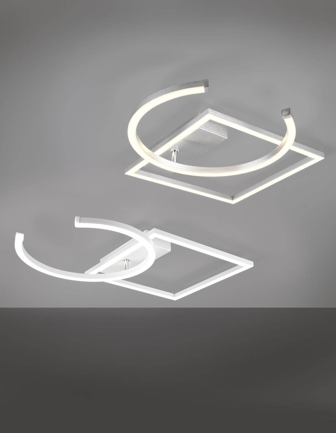 Plafonnier Pivot blanc mat