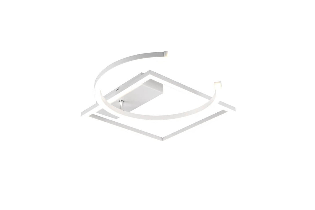 Plafonnier Pivot blanc mat