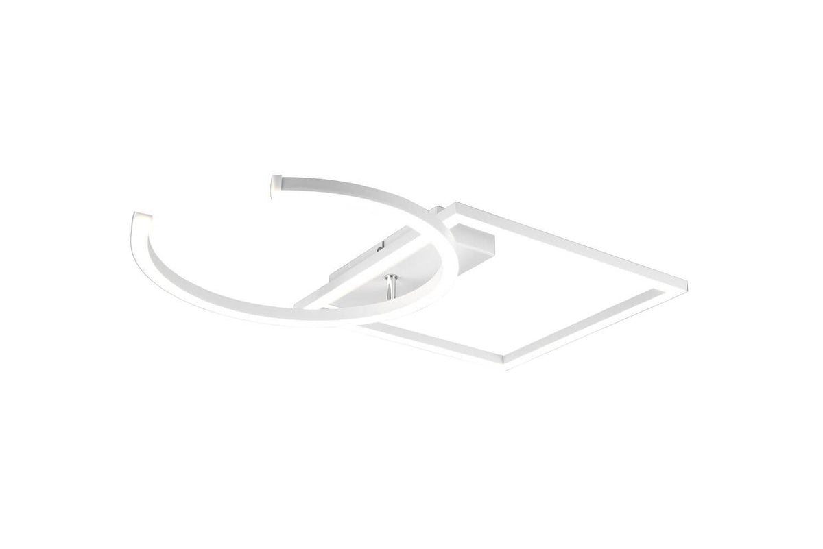 Plafonnier Pivot blanc mat