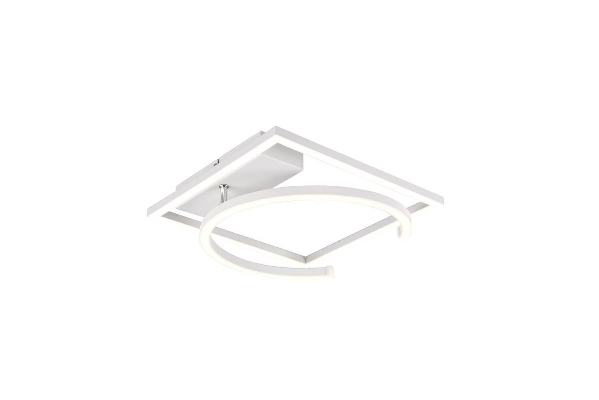 Plafonnier Pivot blanc mat
