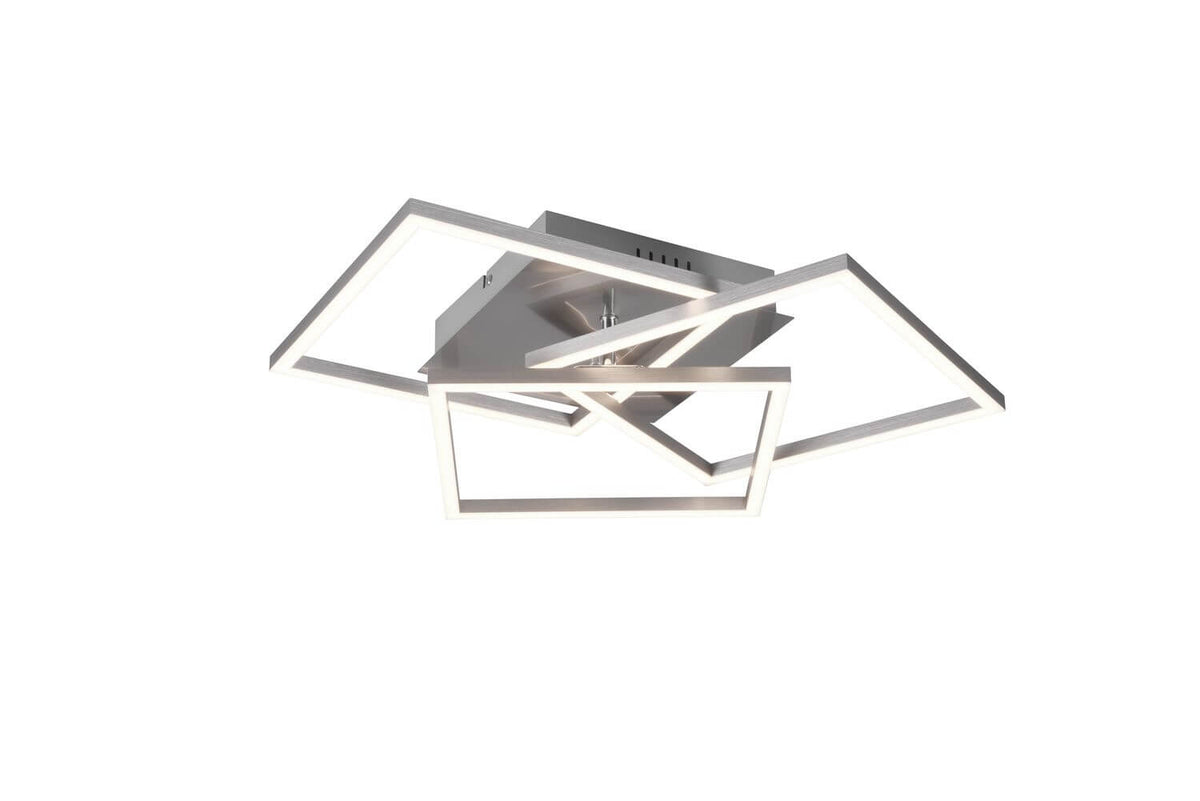 Plafonnier Mobile nickel satiné
