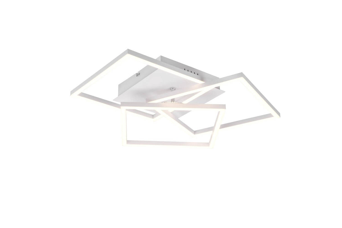 Plafonnier Mobile blanc mat