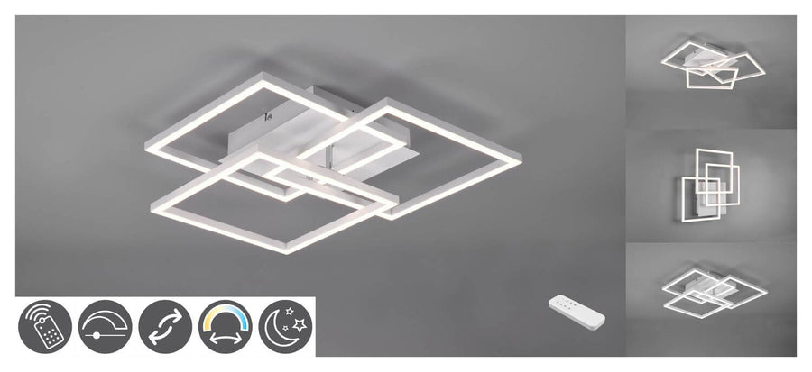 Plafonnier Mobile blanc mat