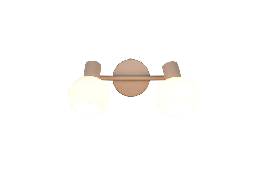 Spot Boba 2 lumières beige