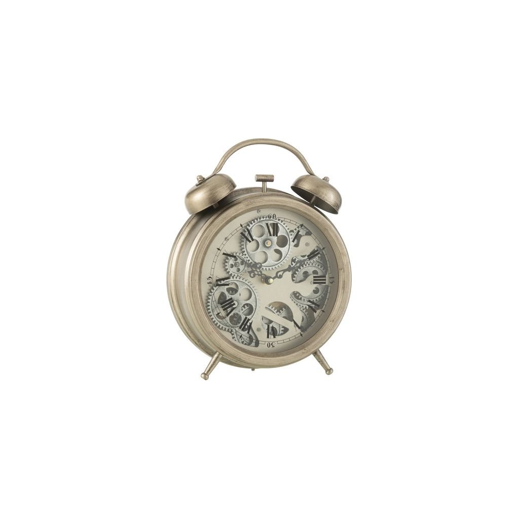 Réveil Chiffres Romains Argenté - Designix