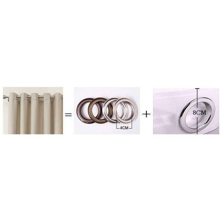 Rideau Occultant Crème - Designix Rideau 100x160cm