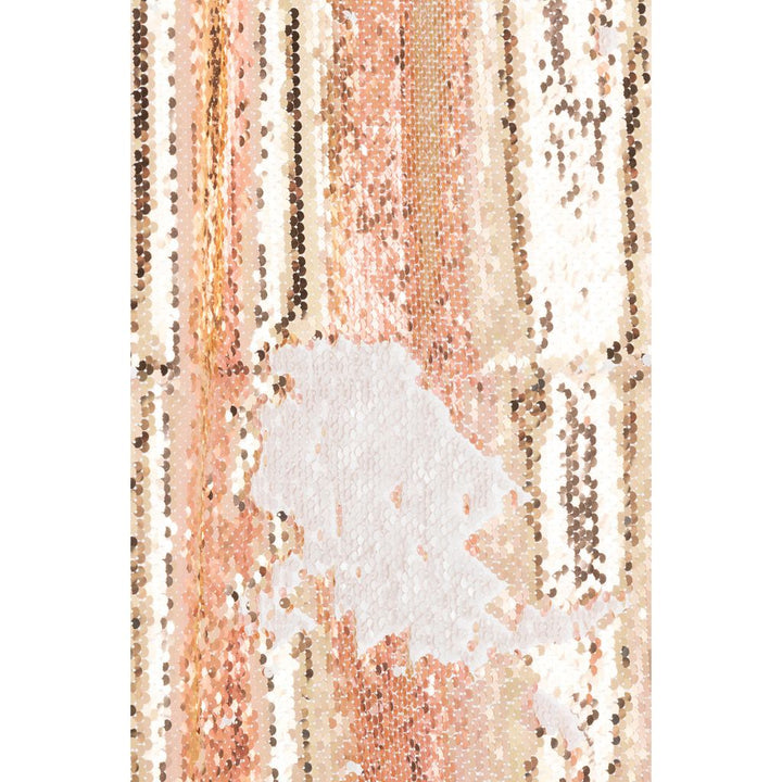 Rideau Paillettes Réversibles Champagne Blanc - Designix