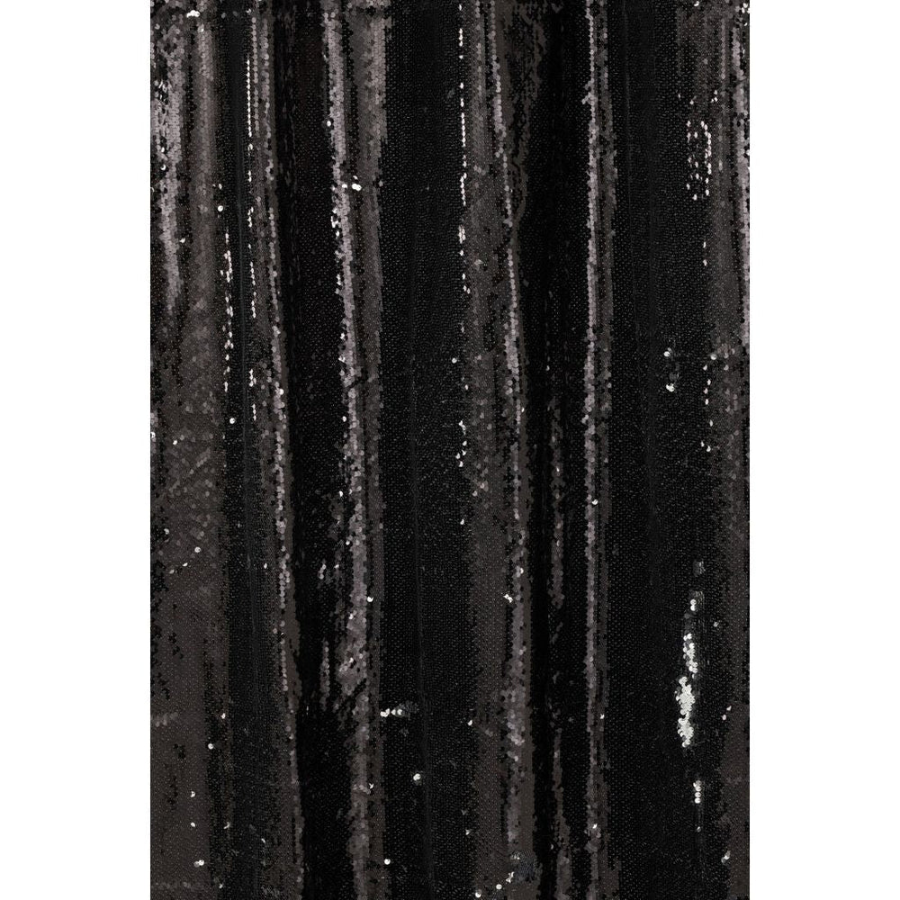 Rideau Sequins Noir Argent Réversible - Designix