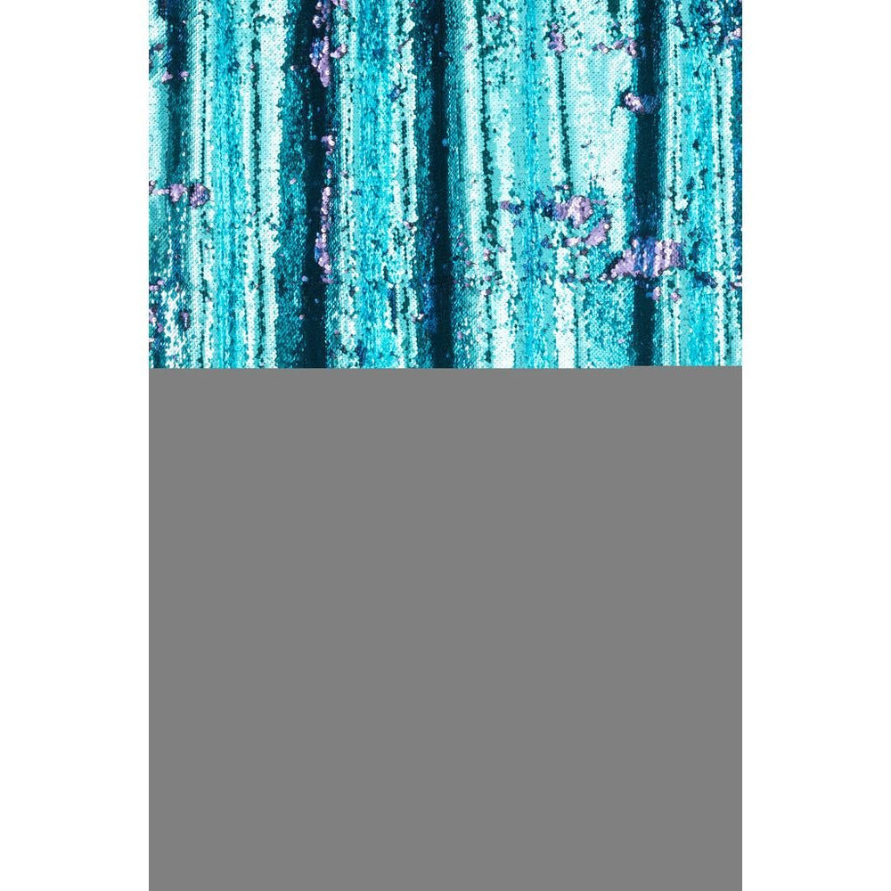 Rideau Sequins Réversibles Bleu Violet - Designix