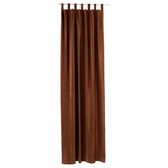 Rideau Velours Long Brun