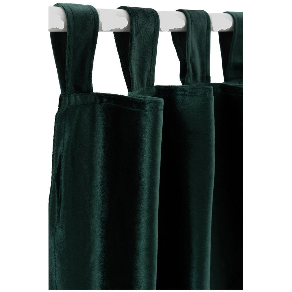 Rideau Velours Long Vert - Designix