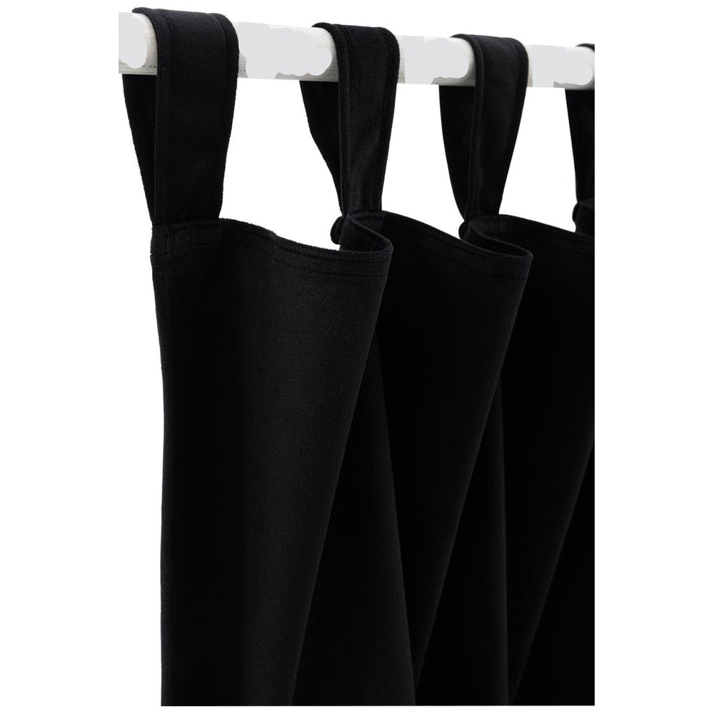 Rideau Velours Noir 270cm Long - Designix