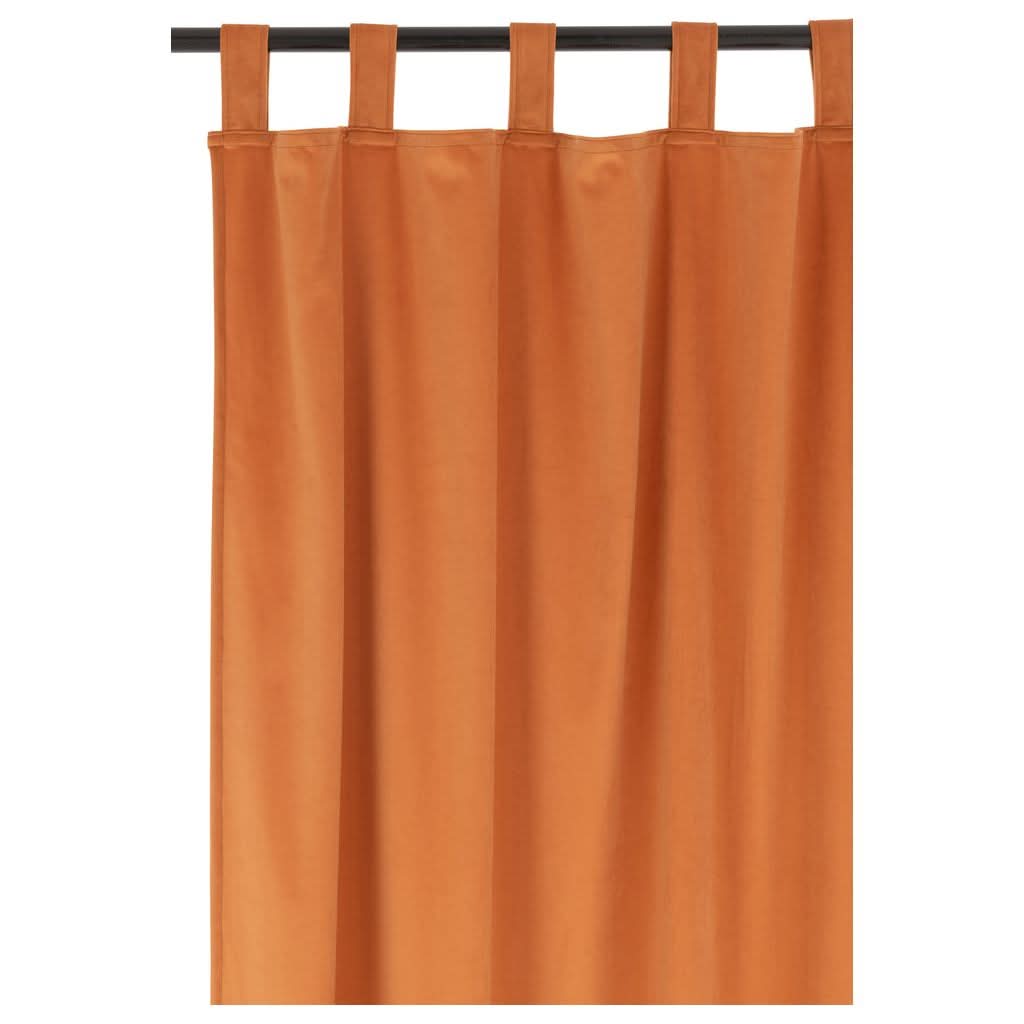 Rideau Velours Ocre Long