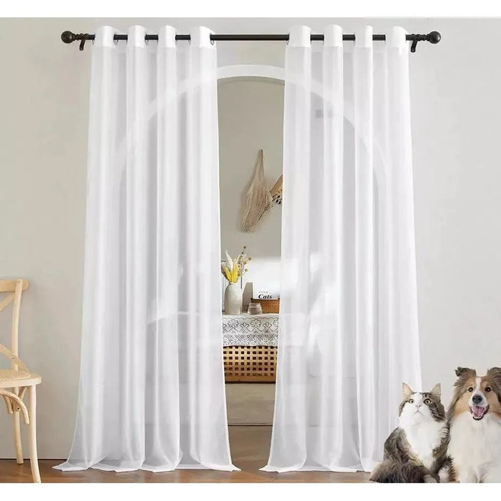Rideau Voilage Beige | Voilage Sable - Designix Voilage Beige W500xL260cm 1pc