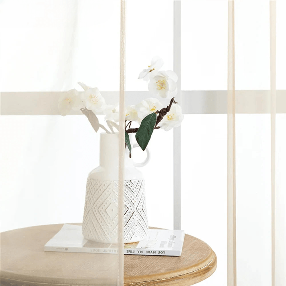 Rideau Voilage Beige | Voilage Sable - Designix Voilage Gris W500xL260cm 1pc