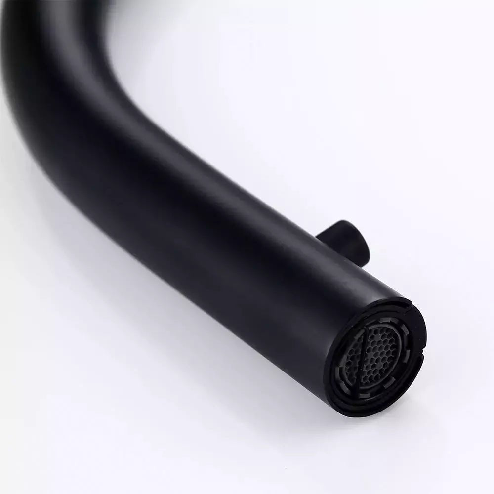 Robinet de Cuisine avec Douchette - Designix Robinets et Mitigeurs Noir Mat