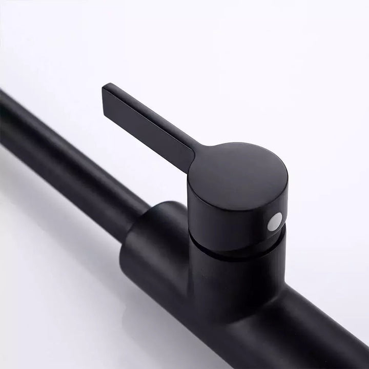Robinet de Cuisine avec Douchette - Designix Robinets et Mitigeurs Noir Mat