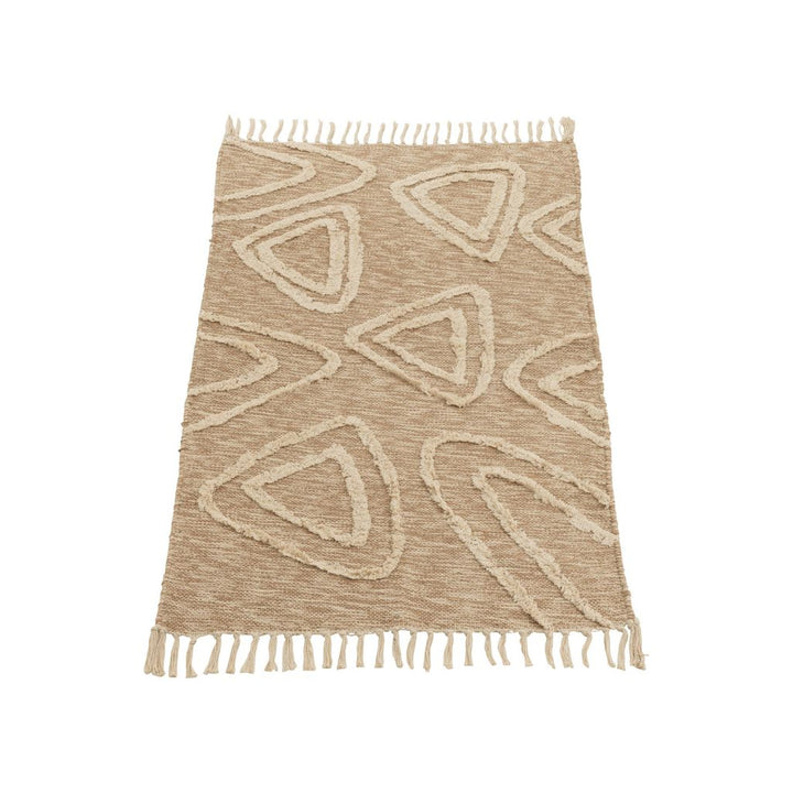 Tapis en coton beige Ulla | Designix -     - https://designix.fr