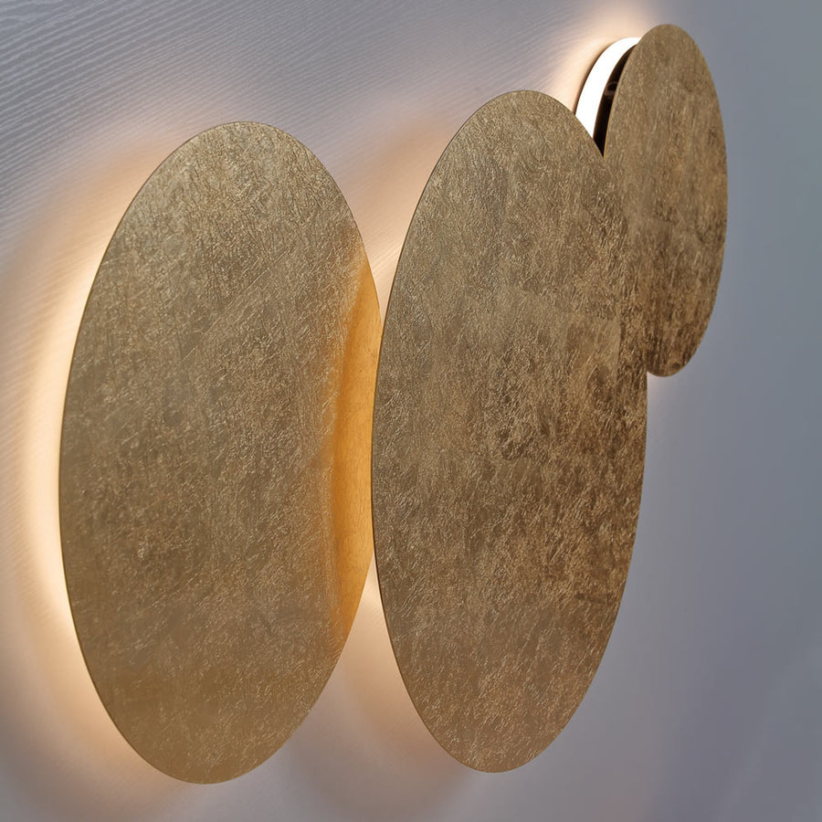 Applique murale LED Cloud indirecte, modèle combiné