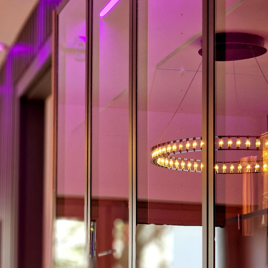 Suspension LED Atom Ring