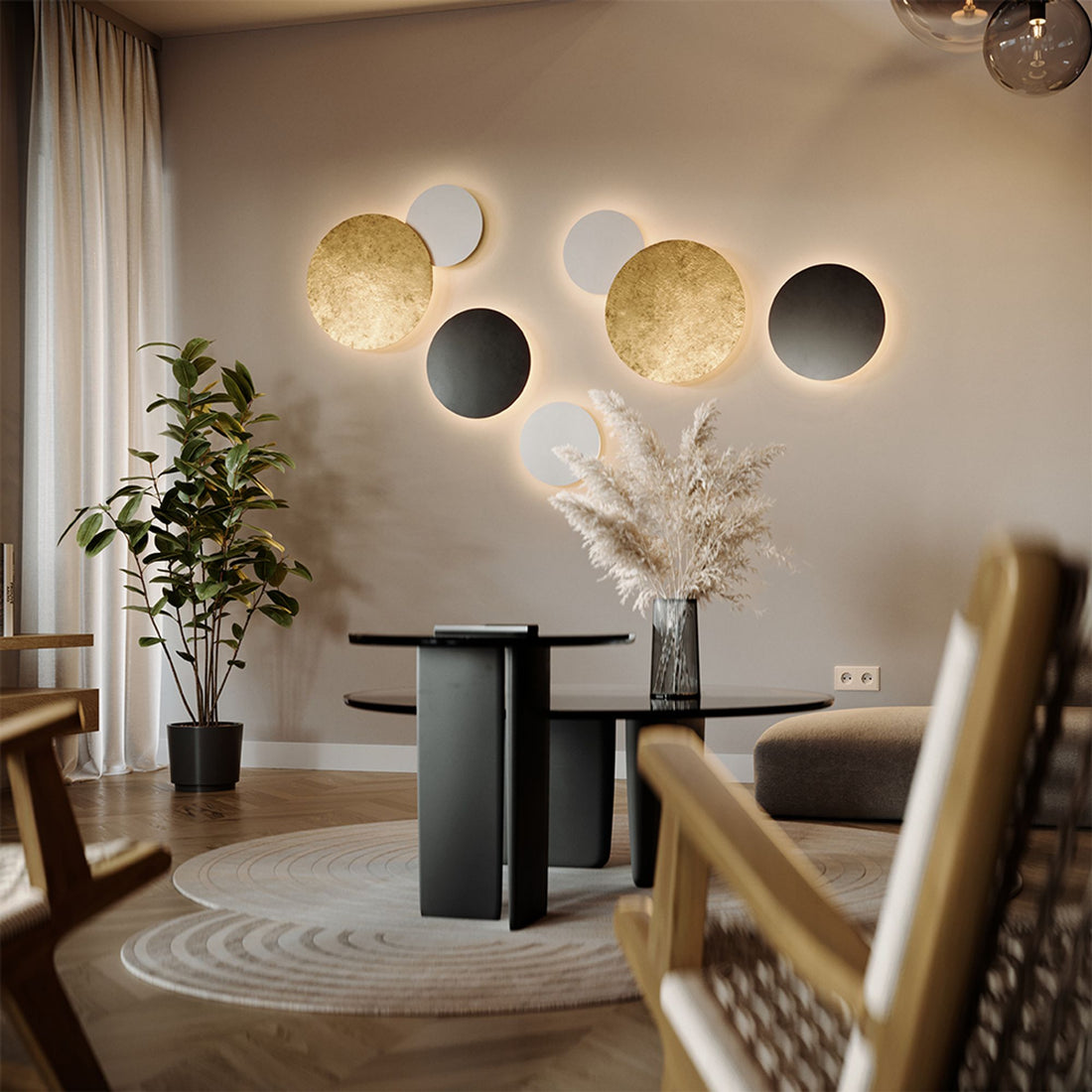 Applique et plafonnier LED Cloud indirecte