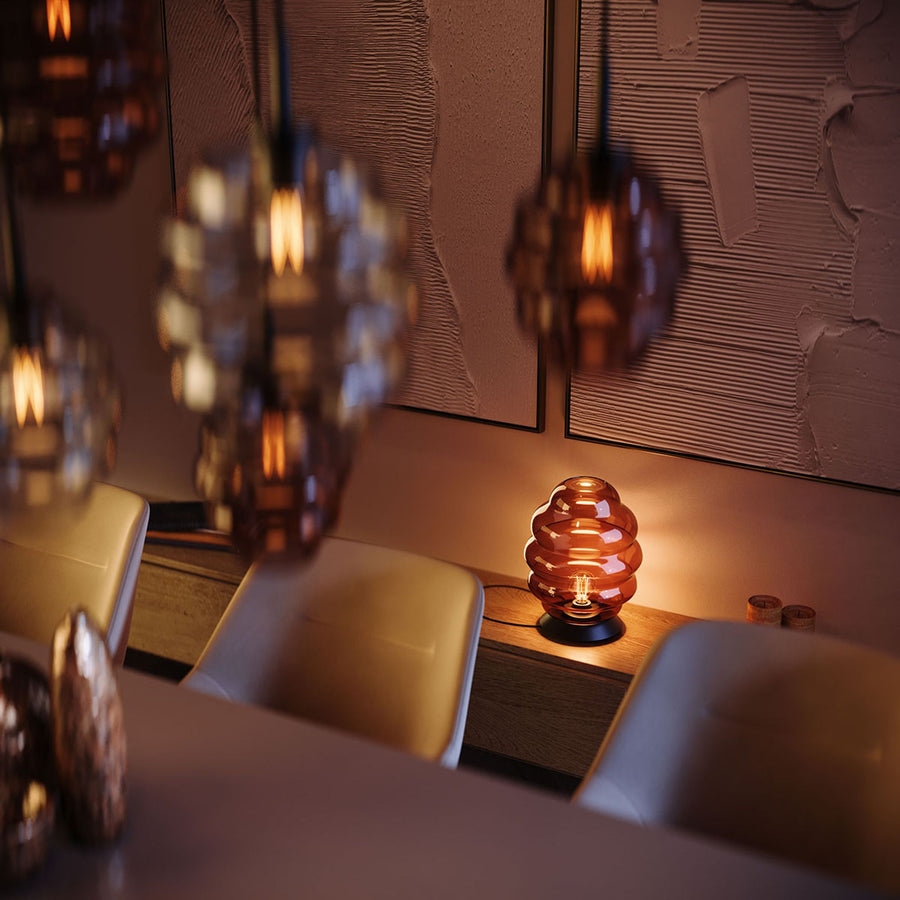 Lampe à poser Echos en verre