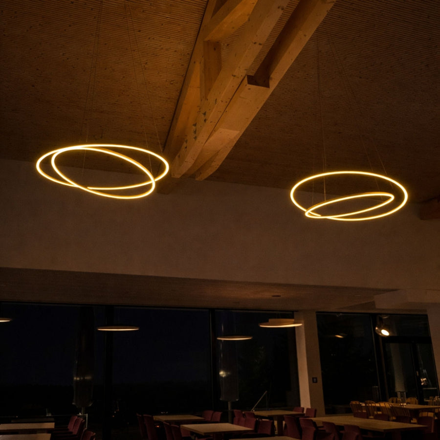 Suspension LED Ring 2 anneaux concentriques