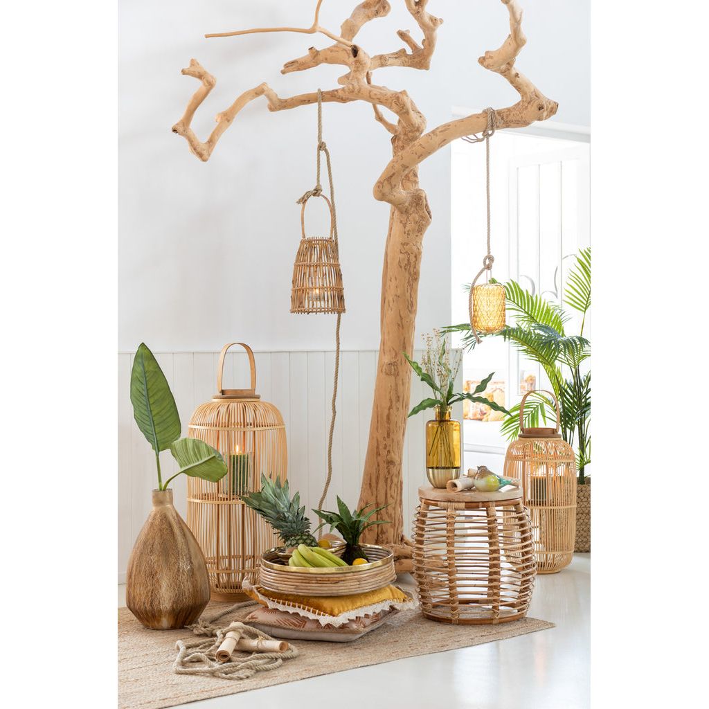 Table d'appoint en rotin naturel Ana | Designix -     - https://designix.fr