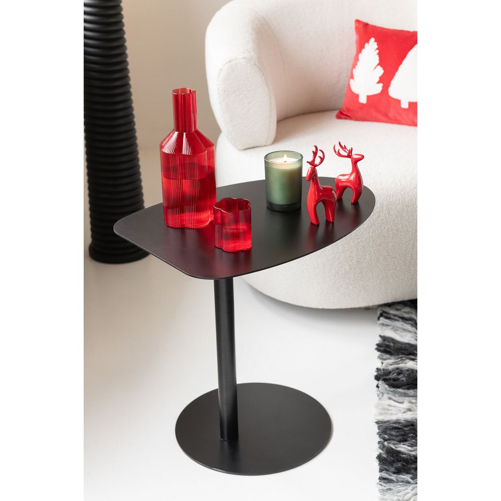 Table d'appoint en métal noir glace | Designix -     - https://designix.fr