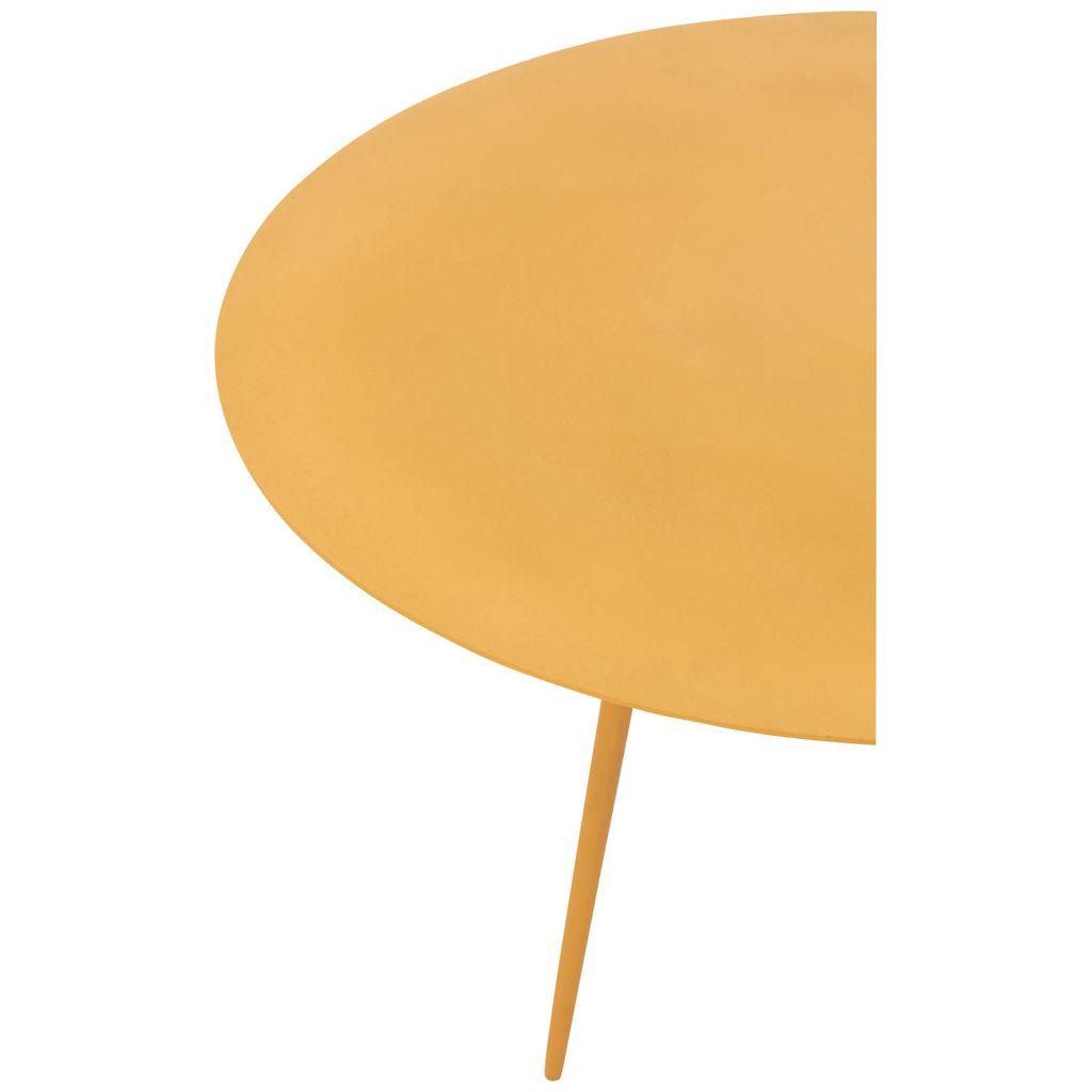 Table d'appoint en fer ocre | Designix -     - https://designix.fr