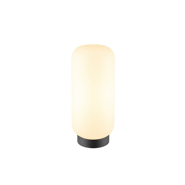 Lampe à poser Pantilo blanche, H 32,5 cm