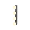 Applique murale SUN noire, L 64 cm