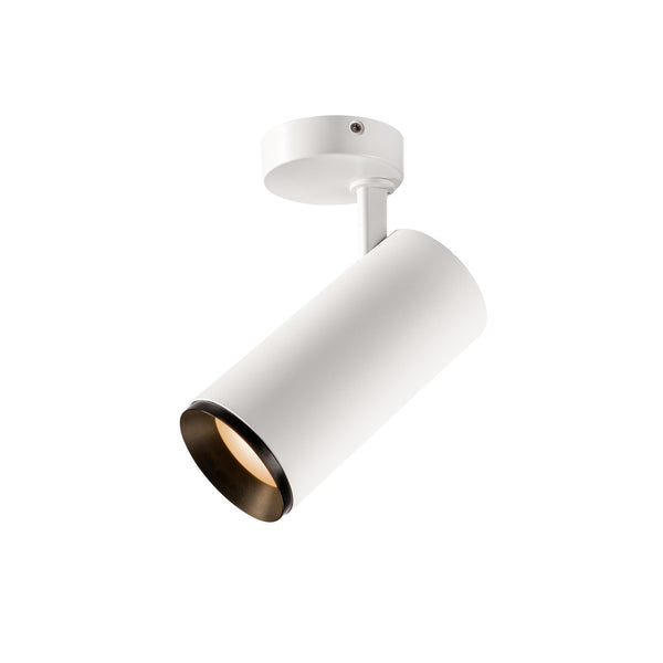 Spot Numinos blanc et noir, orientable, L 21,3 cm